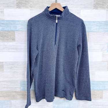 Tommy Bahama Tommy Bahama 1/4 Zip Mock Neck Terry 