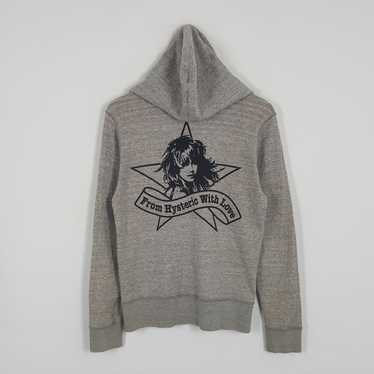 24AW new/HYSTERIC GLAMOUR FLYING Vスウェット Sweat Beige ヒステリックグラマー》FLYING V スウェット (HYSTERIC GLAMOUR