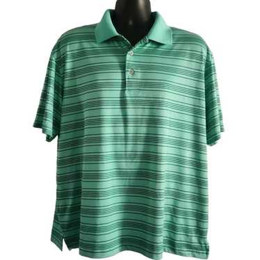 Pga Tour PGA Tour Men's Size XL Green Black Strip… - image 1