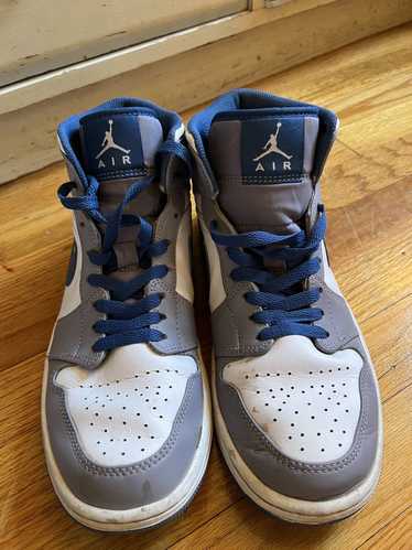 Jordan Brand Grey And Blue Jordan 1