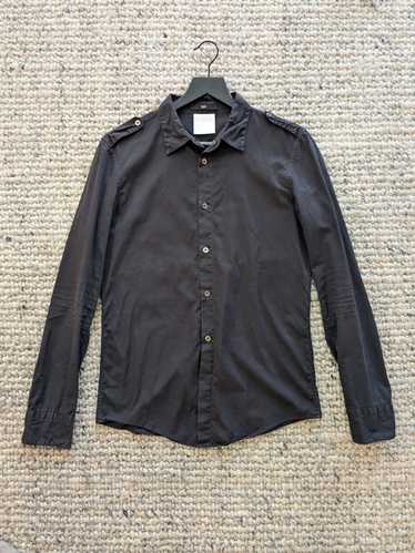 Julius MA_Julius Military Epaulet Button Up Shirt