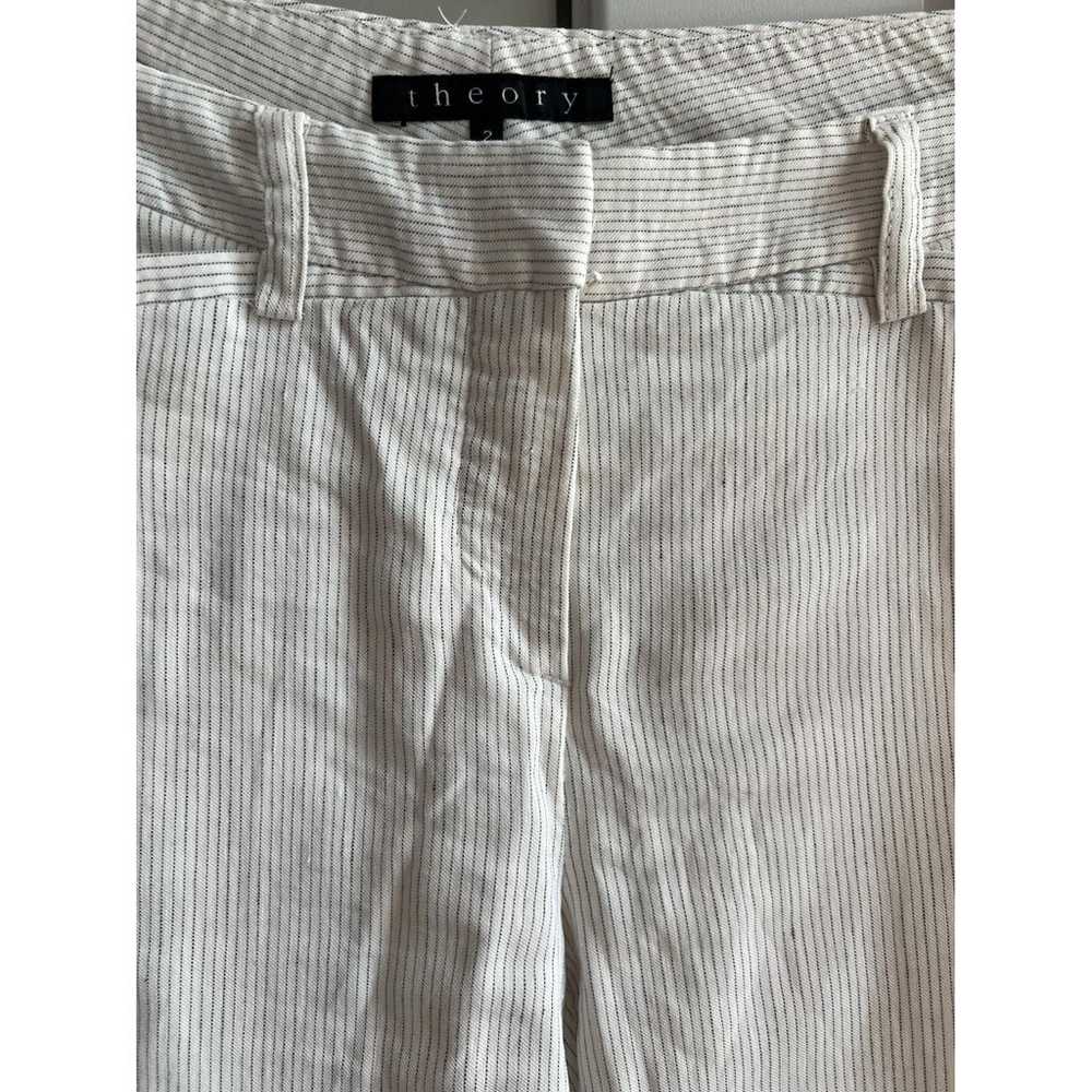 Theory Linen trousers - image 2