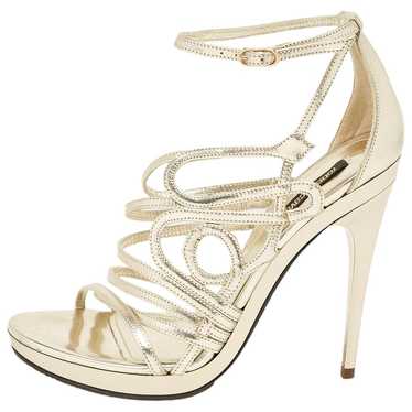 Roberto Cavalli Patent leather sandal