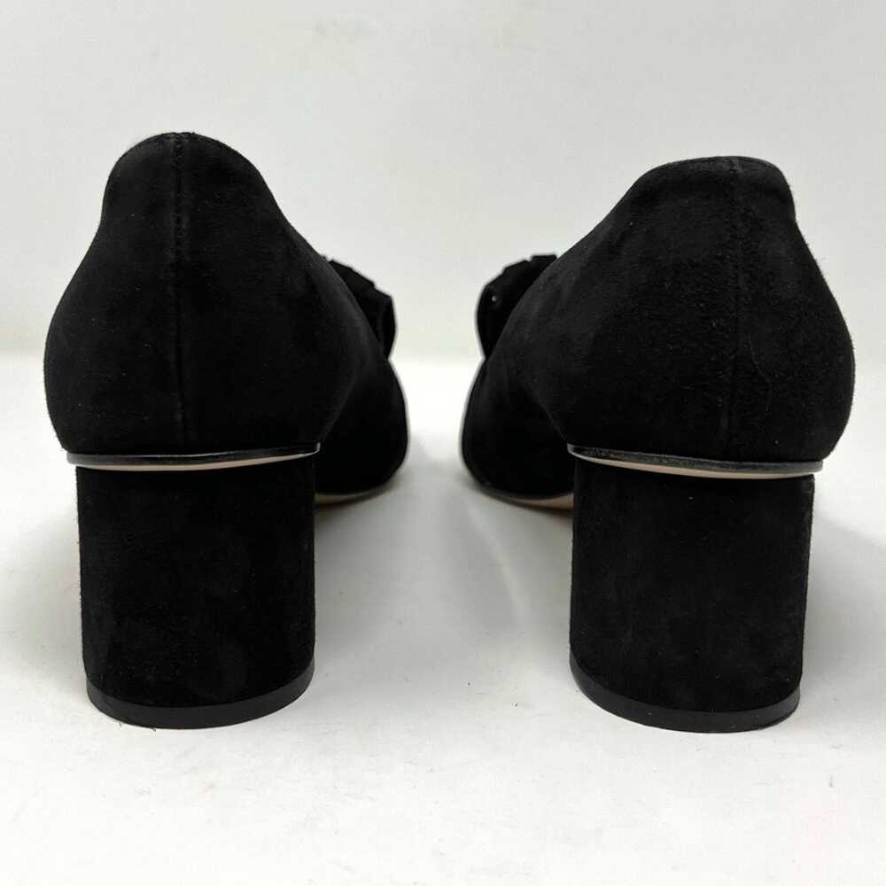 Gucci Gucci Black Suede Marmont Fringe Loafers Go… - image 5