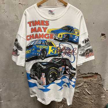 VTG 1996 Dale Earnhardt #3 Times May Change Chase Shirt cheapest L Nascar All Over AOP