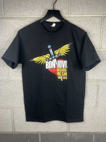 Tee × Tee Shirt × Vintage Vintage 2013 Bon Jovi Be