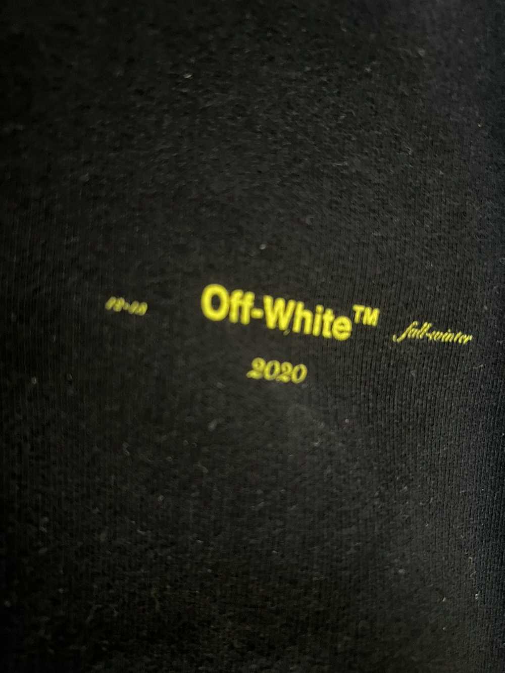 Off-White off white acrylic yellow arrow hoodie - image 3