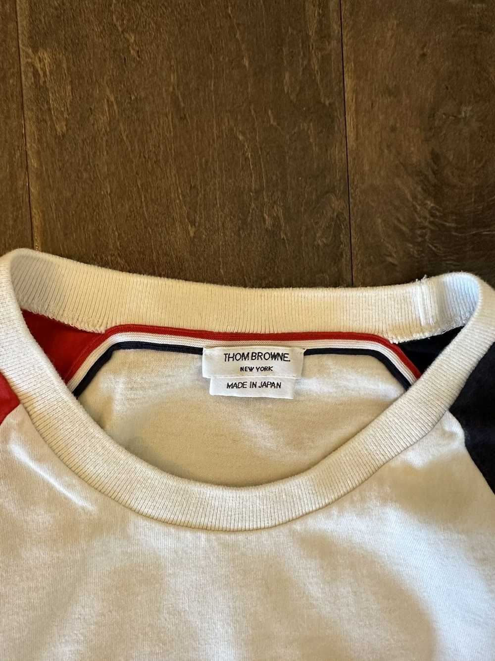 Thom Browne Long Sleeve Thom Browne T-shirt Sz 1 - image 4