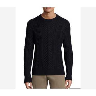 Theory THEORY Cellan Wool Sweater Merino Wool Navy