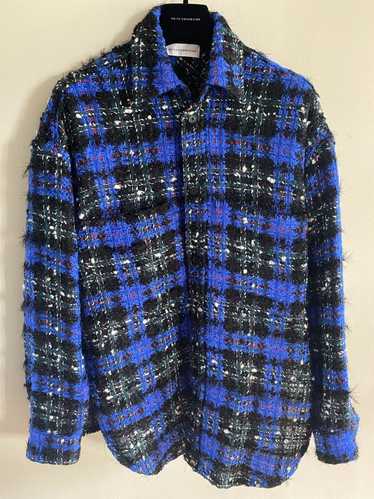 Faith Connexion Tweed Boucle Oversized Tartan Chec