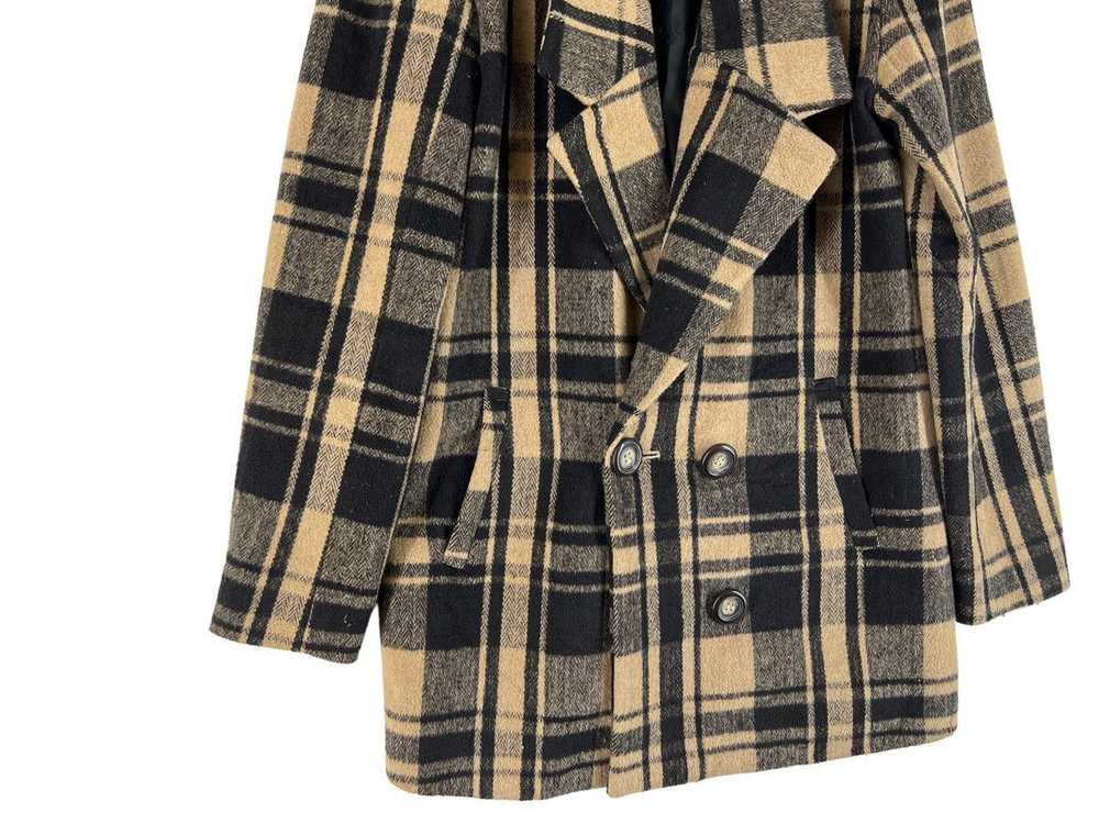 Vanquish 💥3rd VANQUISH WOOL PLAID COAT JACKET - image 5