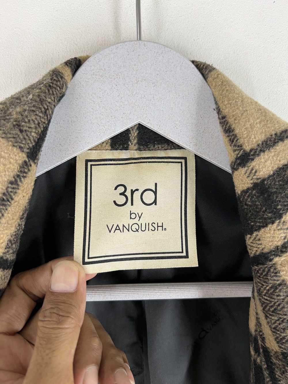 Vanquish 💥3rd VANQUISH WOOL PLAID COAT JACKET - image 7