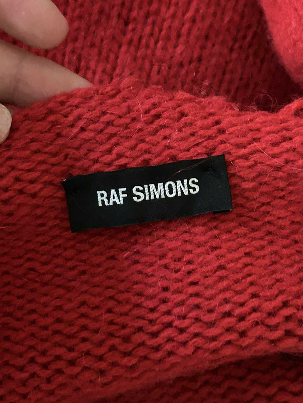 Raf Simons Abstract Printed Cut Off Sweater - image 4