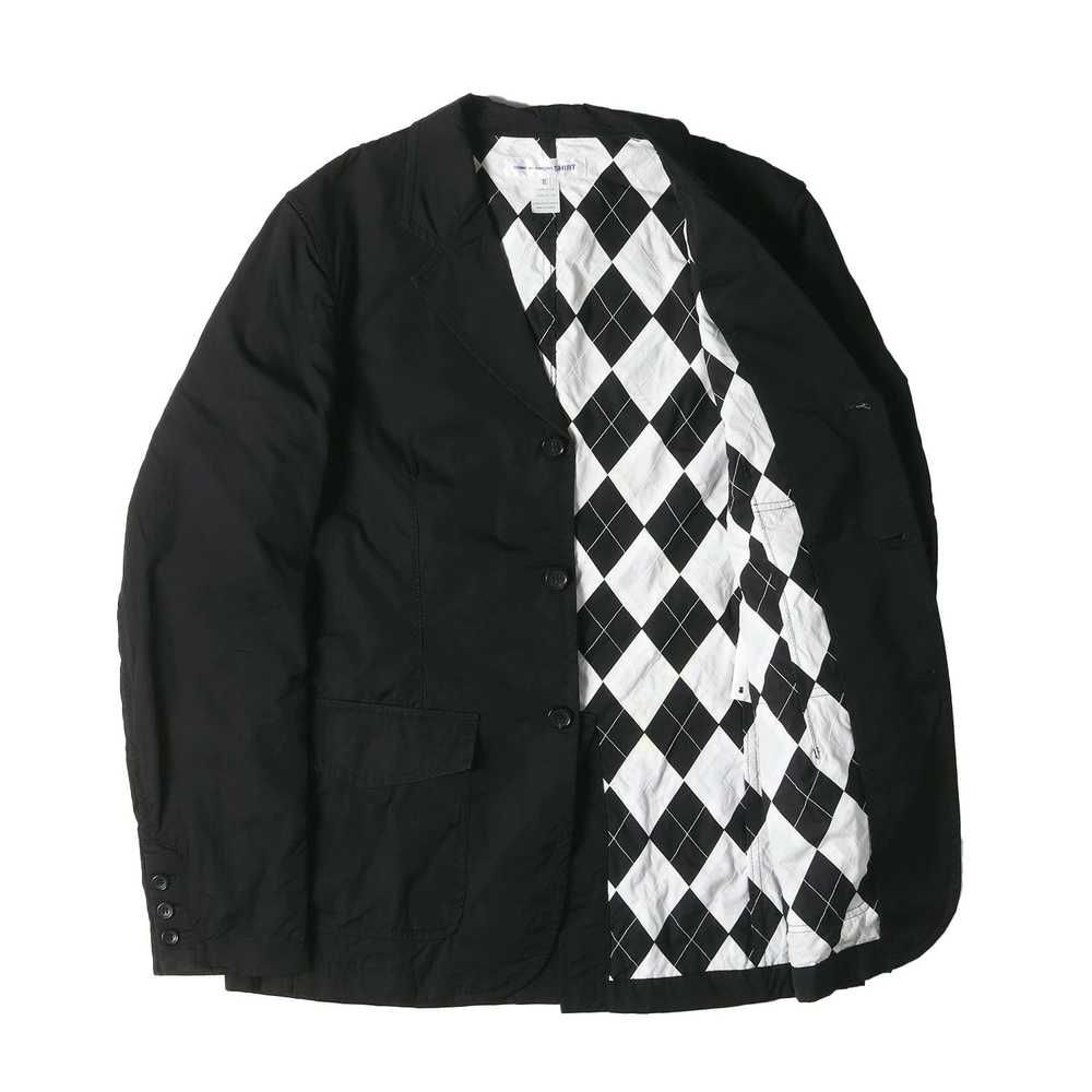 Comme des Garcons Shirt Jacket Harlequin Check Qu… - image 3