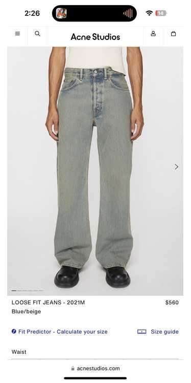 Acne Studios Acne Studios 2021 Jeans