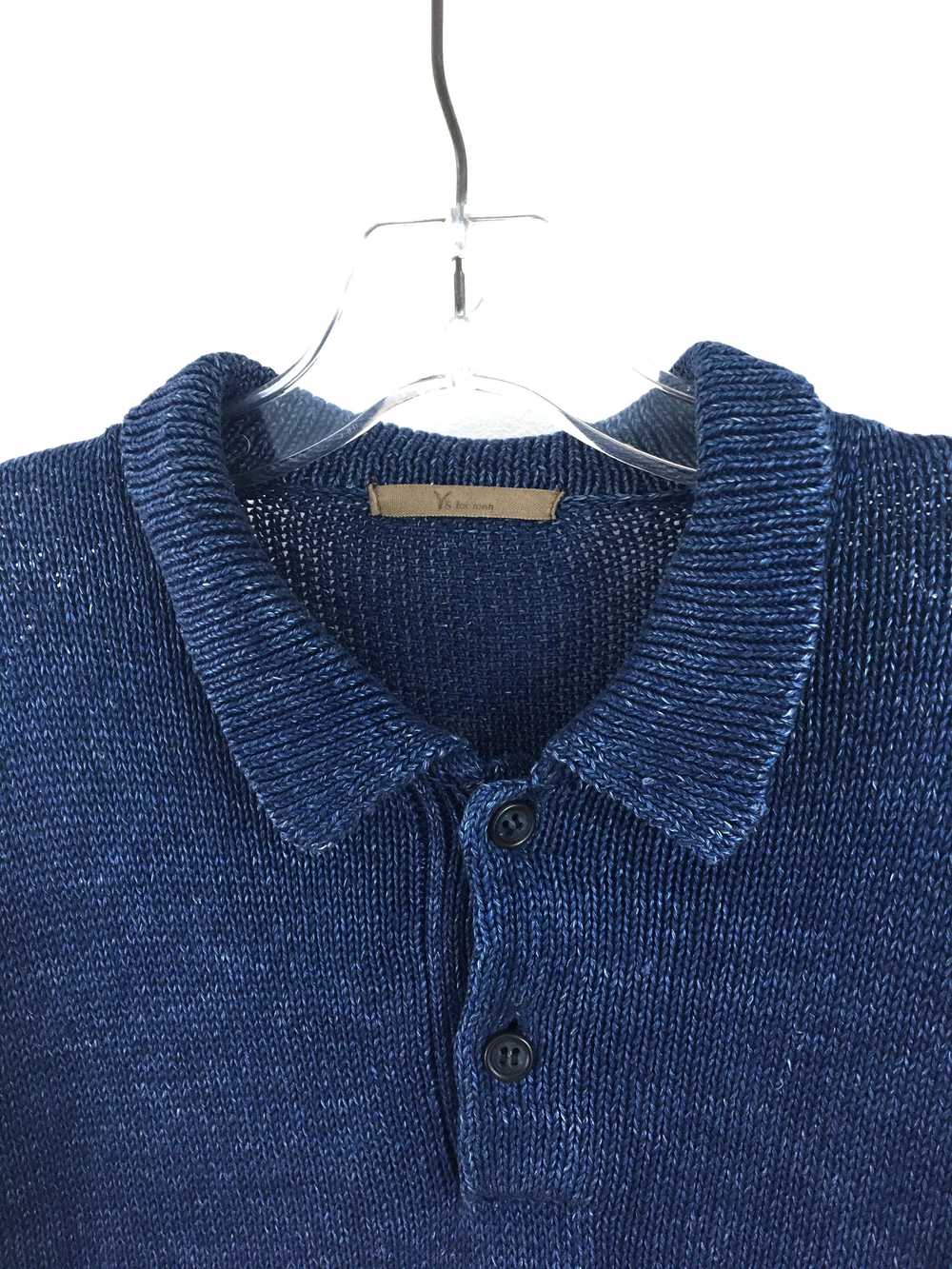 Yohji Yamamoto 90's Knit Collared Shirt - image 2