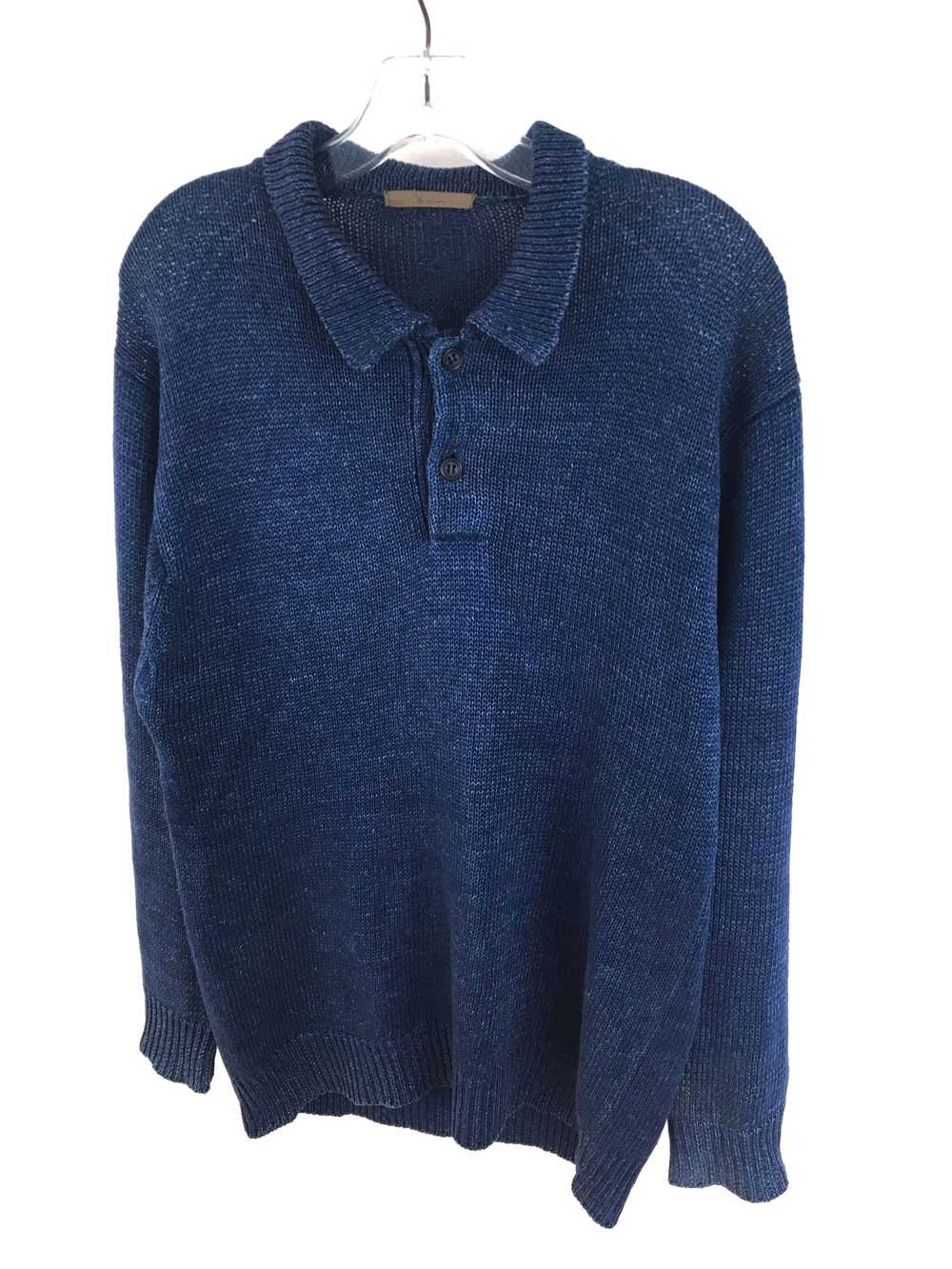 Yohji Yamamoto 90's Knit Collared Shirt - image 3