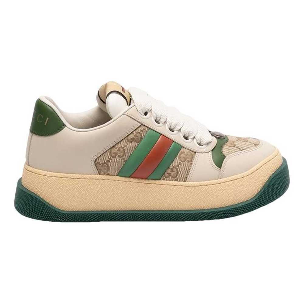 Gucci Screener leather trainers - image 1