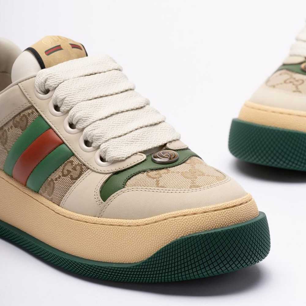 Gucci Screener leather trainers - image 3