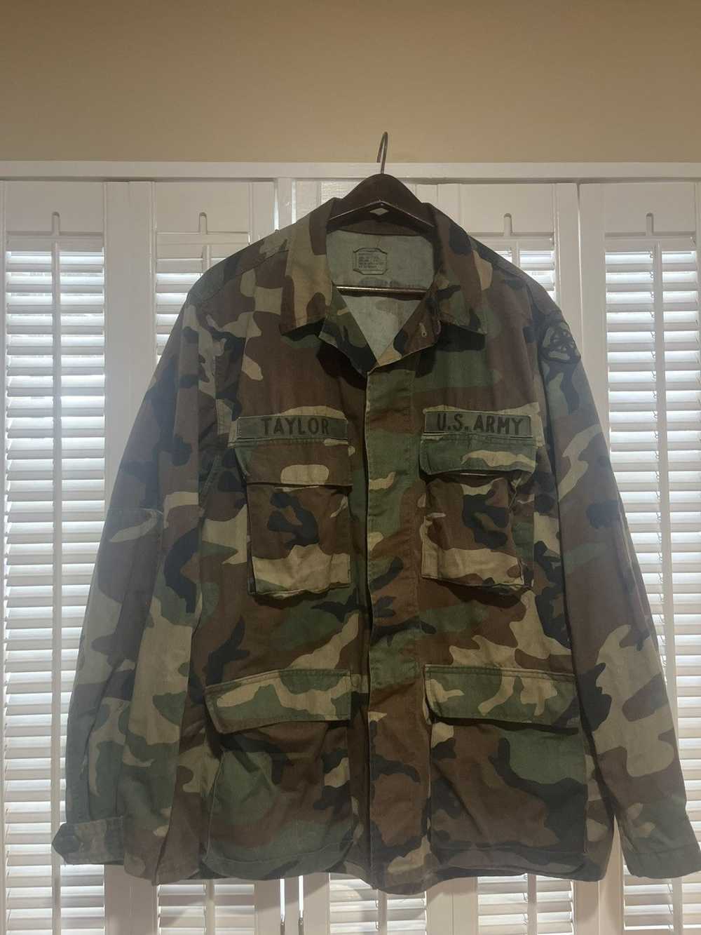 Military × Vintage 1990s US Army Camo Jacket - image 1