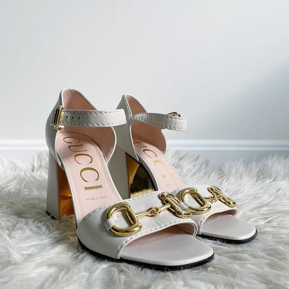 Gucci Marmont leather sandal - image 4