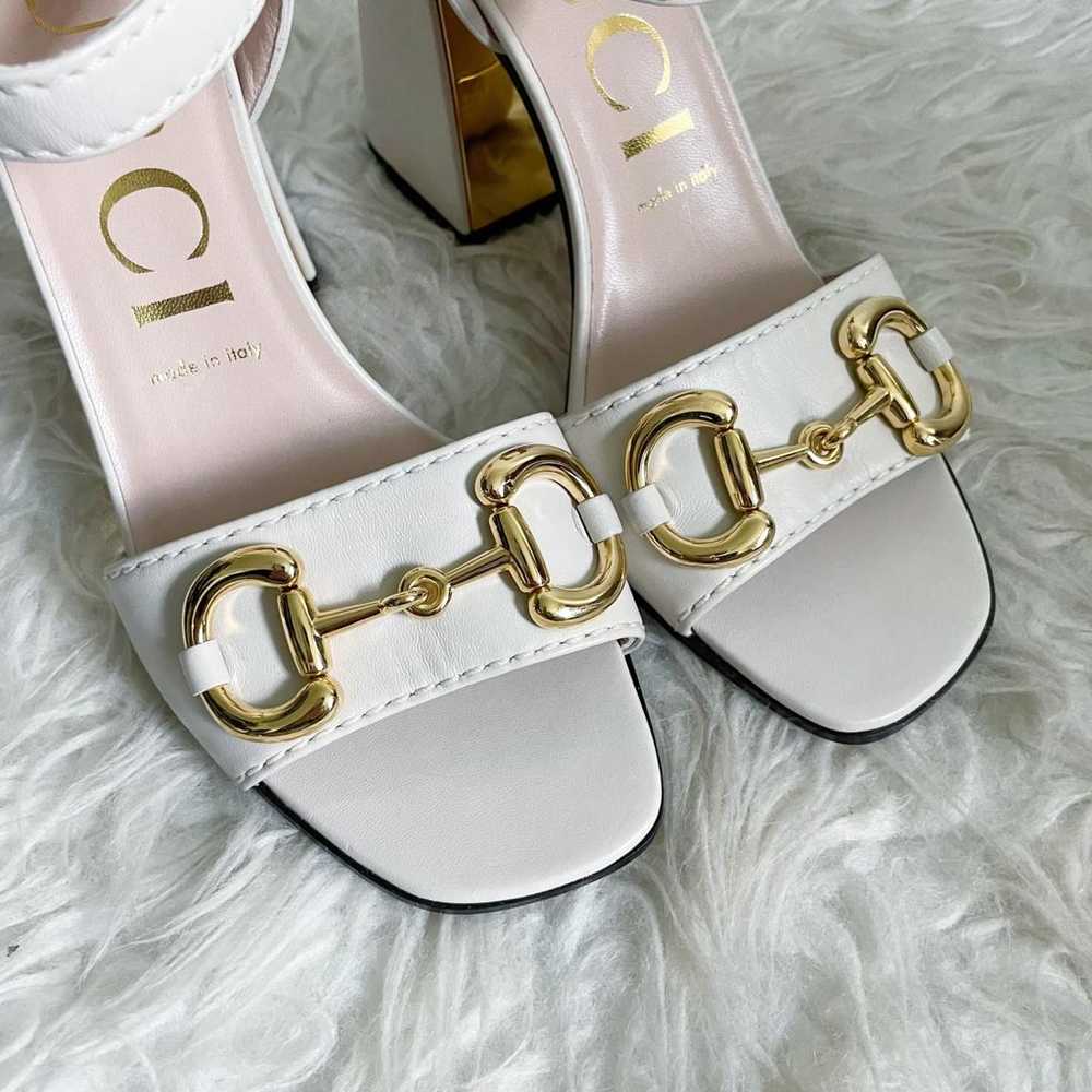 Gucci Marmont leather sandal - image 7