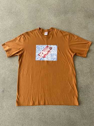 Supreme Supreme Brown Crew Neck “Float Tee”