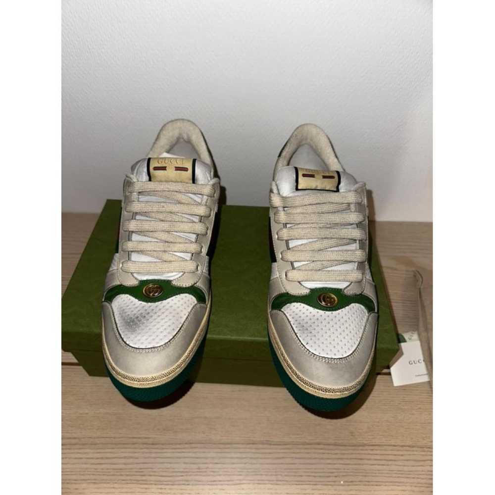 Gucci Screener leather low trainers - image 3