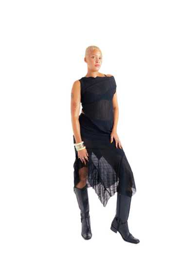 The Black Crinkle Skirt (XS-XL) - image 1