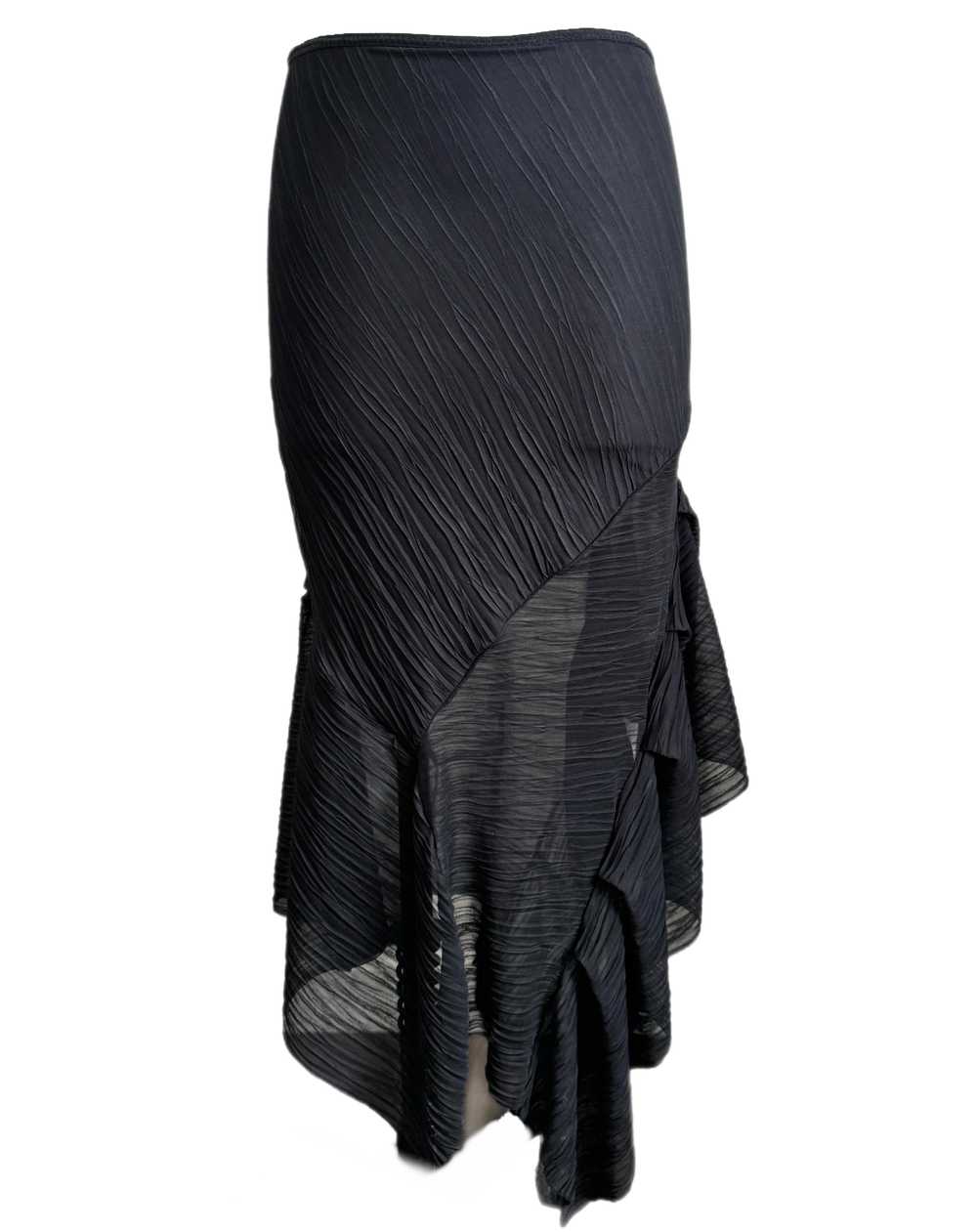 The Black Crinkle Skirt (XS-XL) - image 3