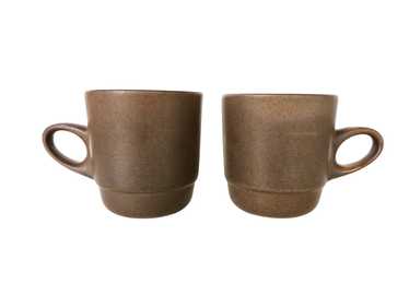 Heath Ceramics Set of 2 Vintage Stack Mugs in San… - image 1