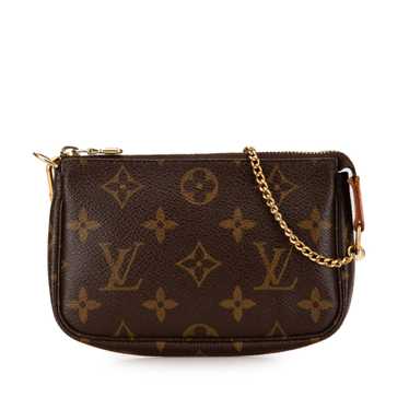 Brown Louis Vuitton Monogram Mini Pochette Accesso