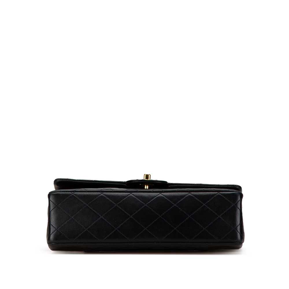 Black Chanel Medium Classic Lambskin Double Flap … - image 3