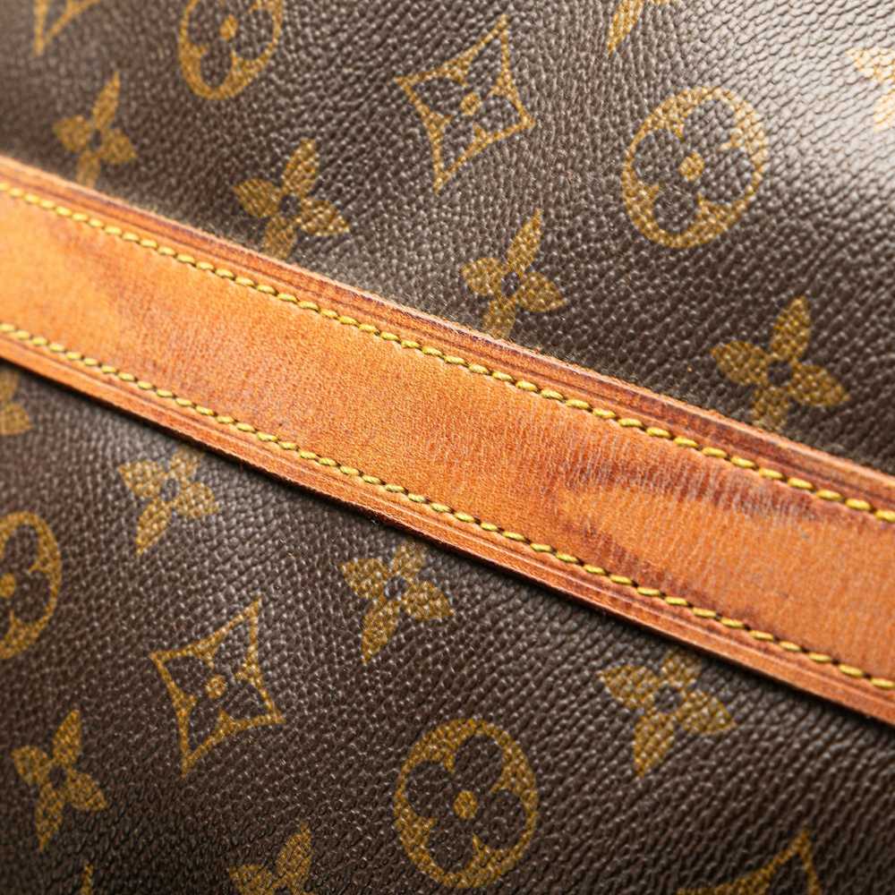 Brown Louis Vuitton Monogram Keepall Bandouliere … - image 7