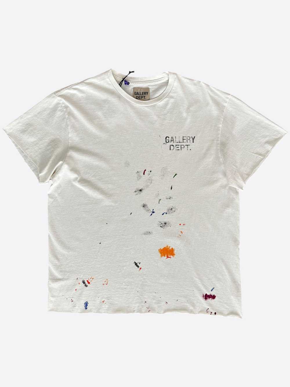 Gallery Dept. White Paint Splatter Boardwalk T-Sh… - image 1