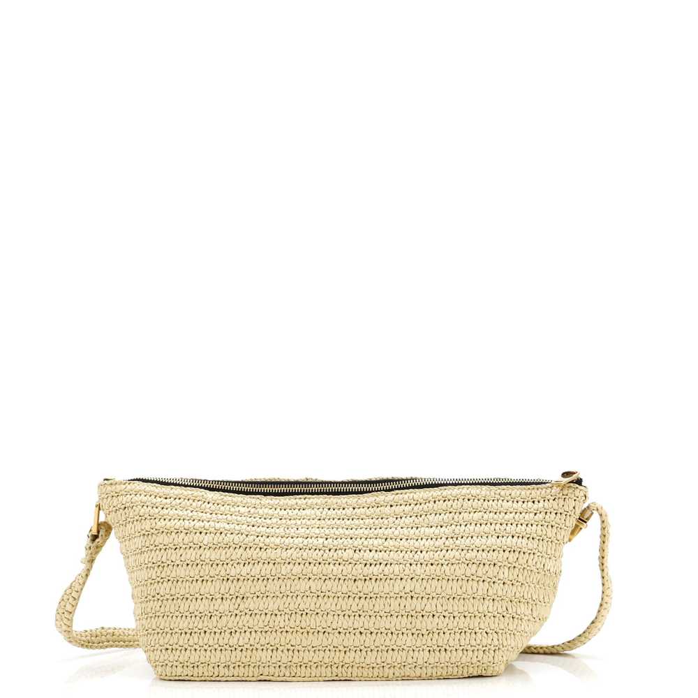 Saint Laurent Tuc Logo Crossbody Bag Woven Raffia - image 3