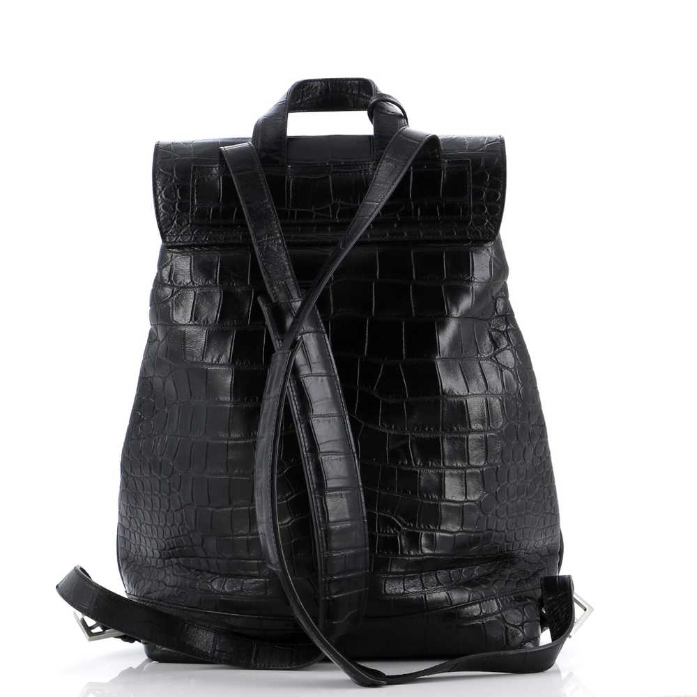 Saint Laurent Sac de Jour Backpack Crocodile Embo… - image 3