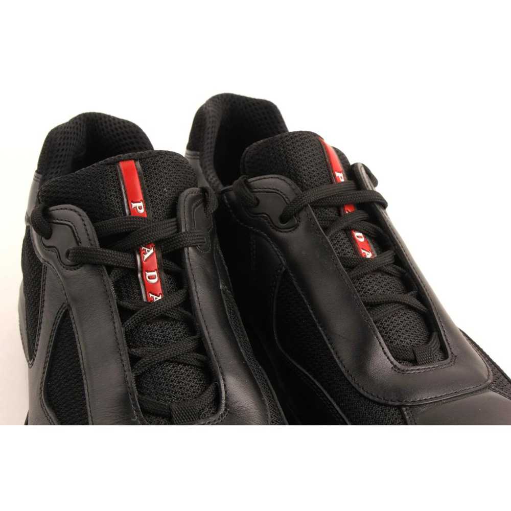 Prada Leather low trainers - image 10