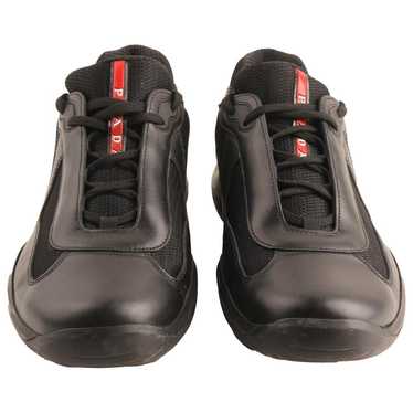 Prada Leather low trainers