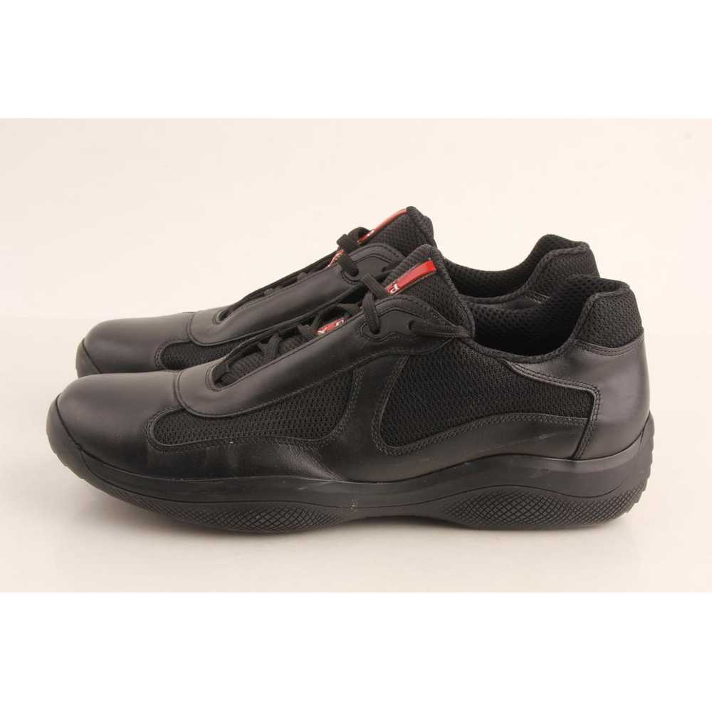 Prada Leather low trainers - image 4