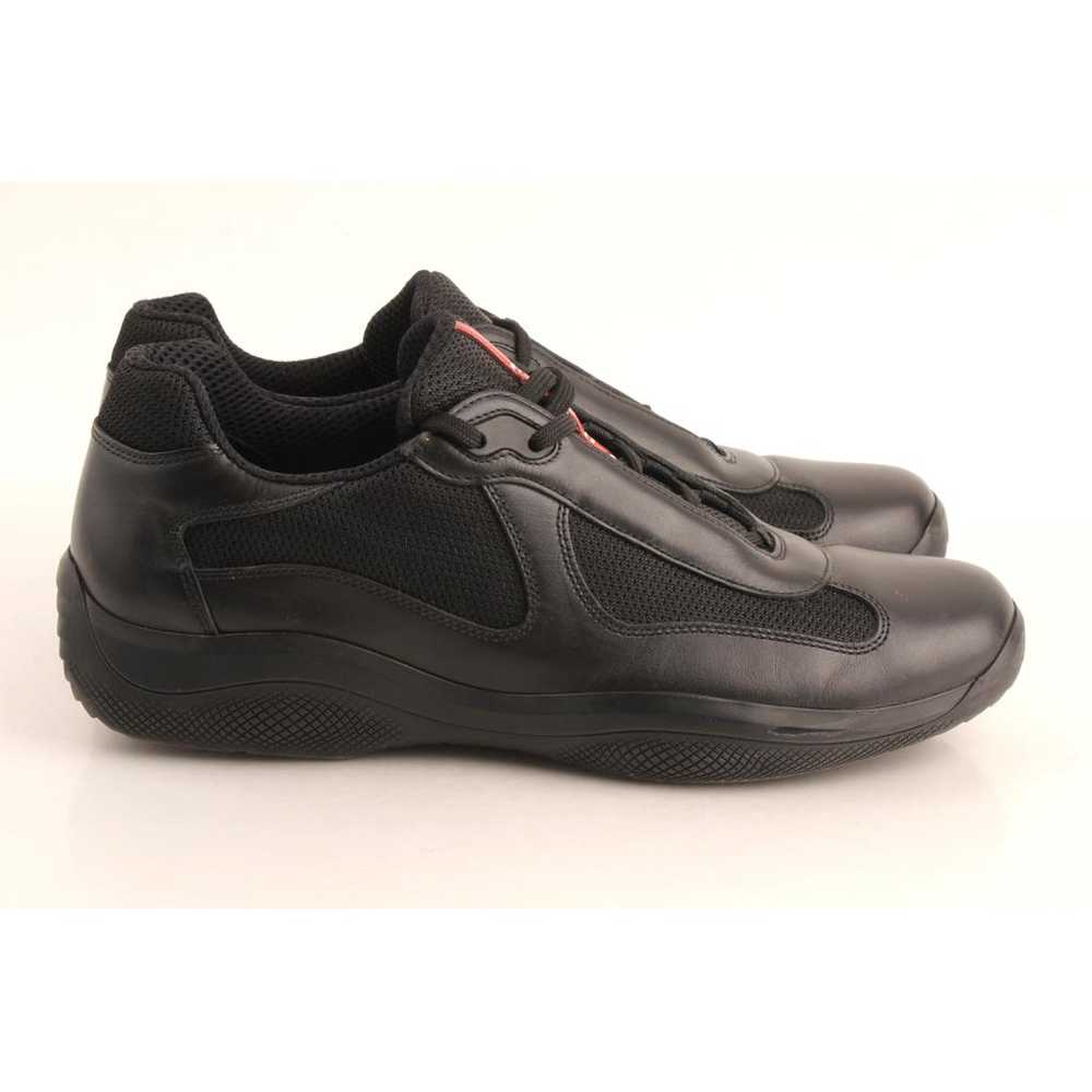 Prada Leather low trainers - image 6