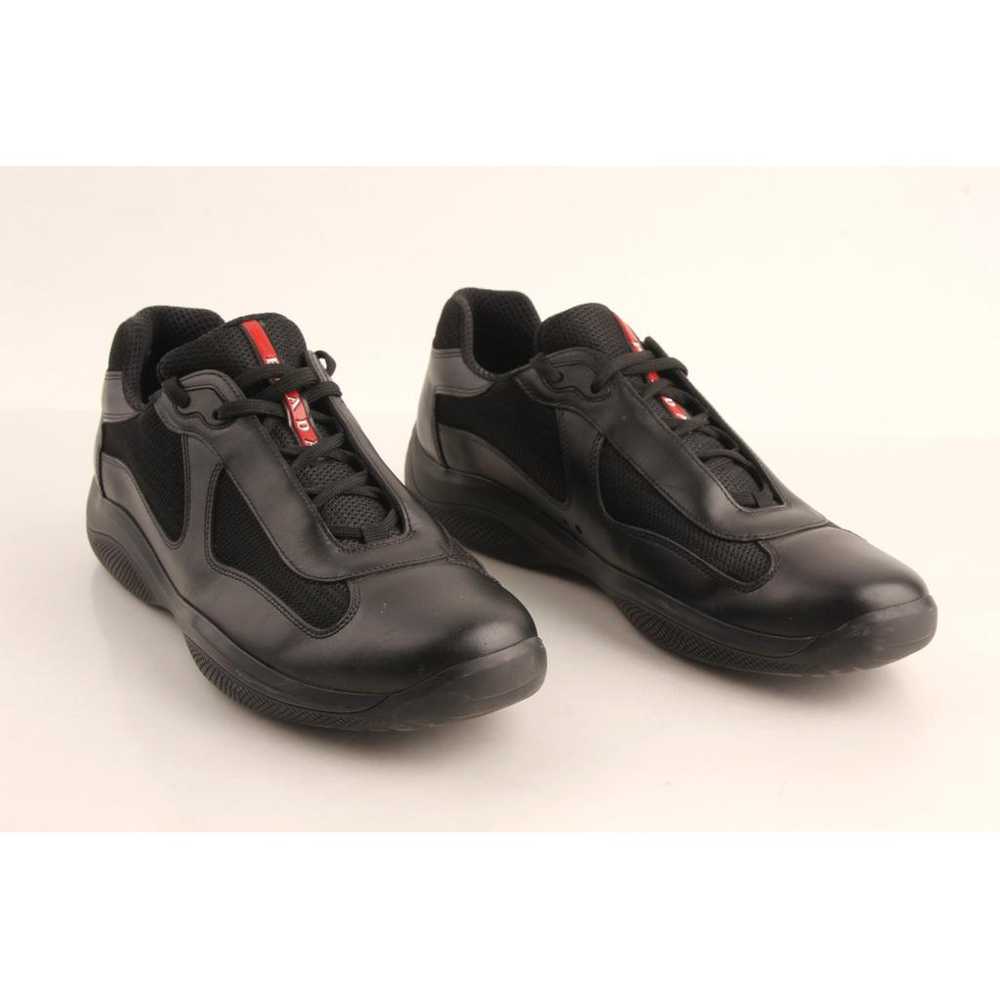 Prada Leather low trainers - image 7