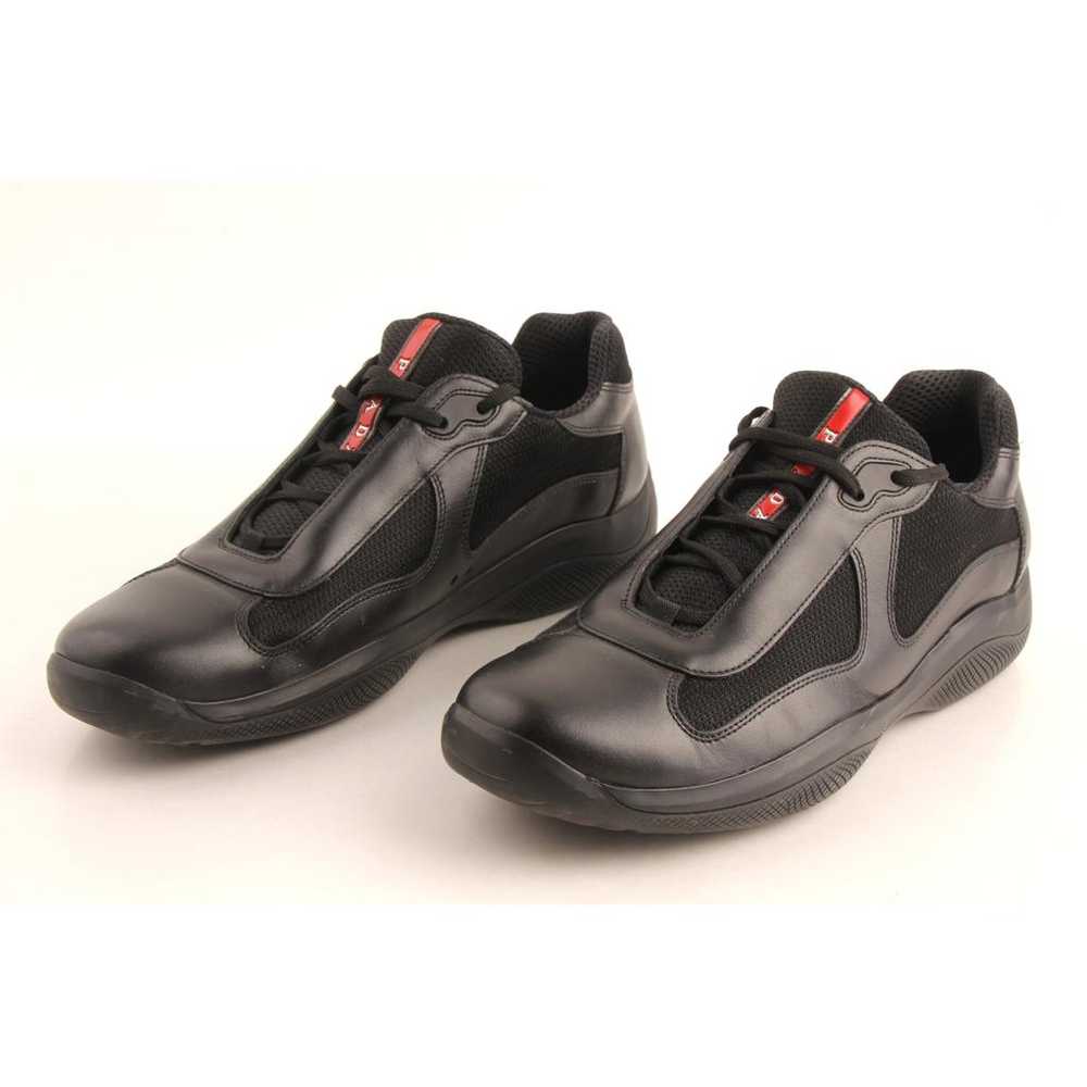 Prada Leather low trainers - image 8