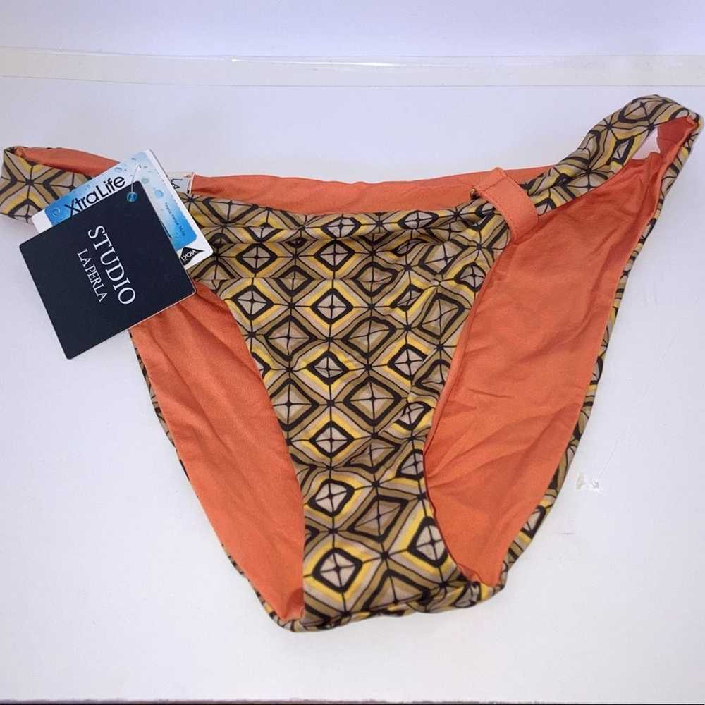 La Perla La Perla Studio Orange Tan Reversible Bi… - image 3