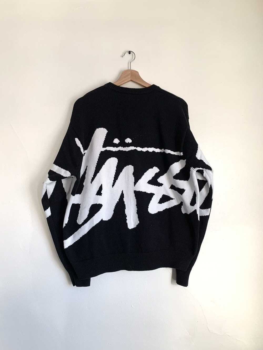 Streetwear × Stussy Stussy Oversized Logo Knit Sw… - image 2