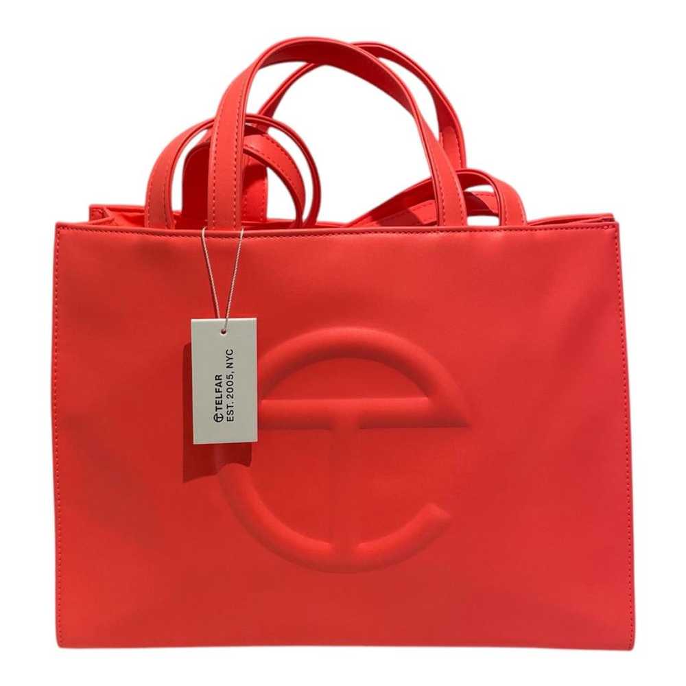 Telfar Medium Shopping Bag leather tote - image 3