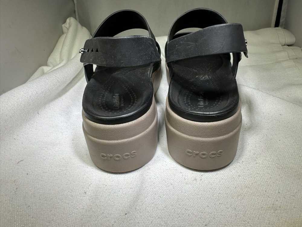 Crocs Crocs Brooklyn Low Wedge Sandals Black Comf… - image 4