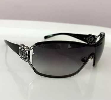 CHANEL サングラス/BLK/4164-B フラワーモチーフ Chanel 4164-b sunglasses with - Gem