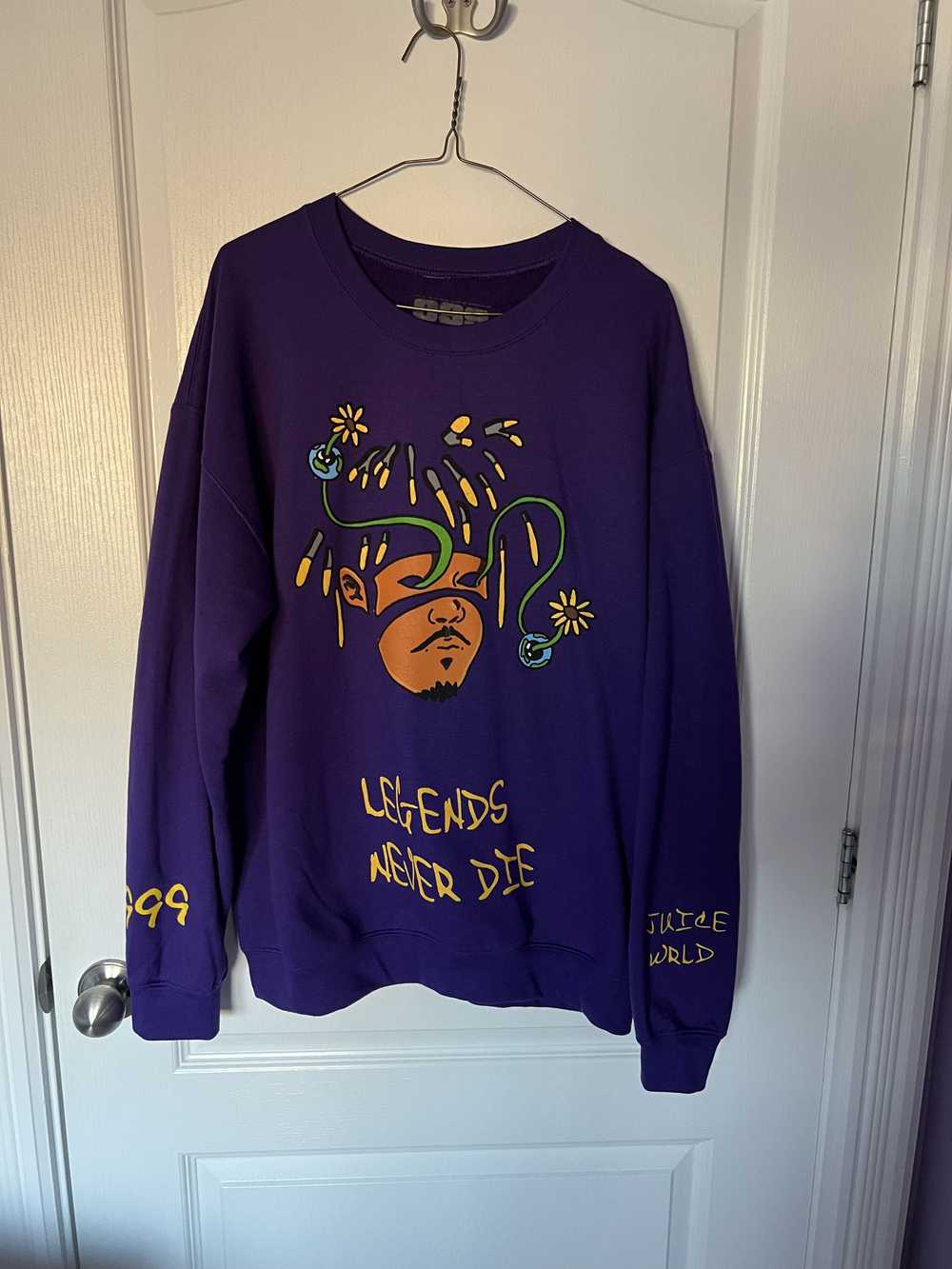 999 Club Juice Wrld Legends Never Die crewneck Sw… - image 1