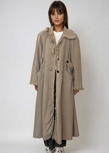 Fendi Taupe Long Coat